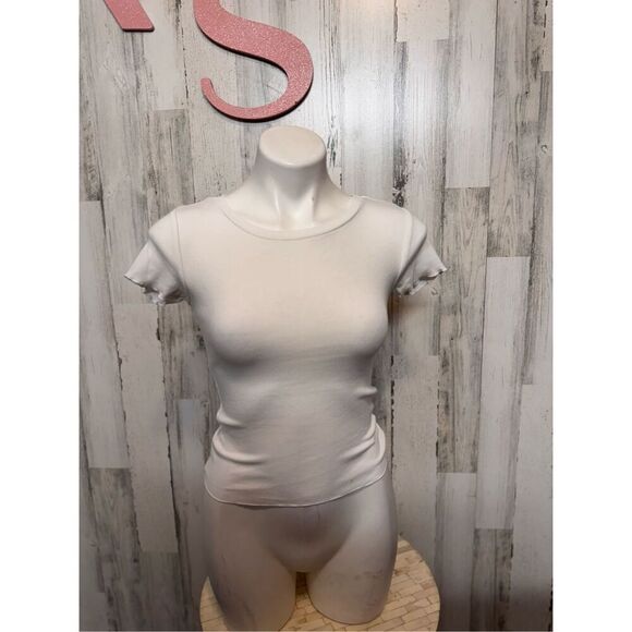 THE OG TEE COLLECTION shrunken white top size XS - Picture 2 of 7